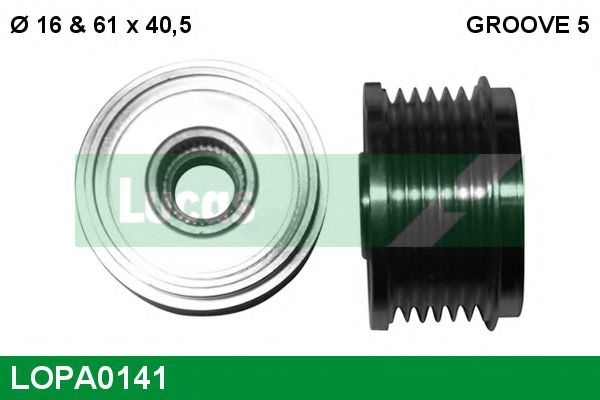LUCAS ENGINE DRIVE LOPA0141 Механизм свободного хода генератора для HYUNDAI ELANTRA GT (Хендай Элантра джити) LUCAS ENGINE DRIVE LOPA0141 Механизм свободного хода генератора для HYUNDAI ELANTRA GT (Хендай Элантра джити)
