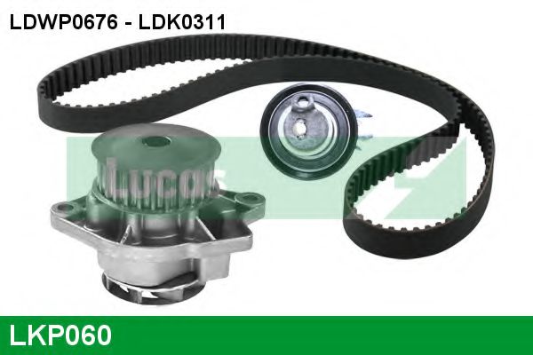 LUCAS ENGINE DRIVE LKP060 Комплект ремня ГРМ для SEAT IBIZA III (Сеат Ибица 3) LUCAS ENGINE DRIVE LKP060 Комплект ремня ГРМ для SEAT IBIZA III (Сеат Ибица 3)
