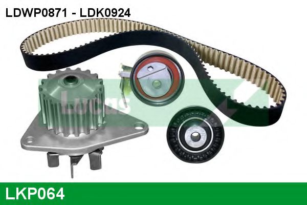 LUCAS ENGINE DRIVE LKP064 Комплект ремня ГРМ для PEUGEOT (Пежо) LUCAS ENGINE DRIVE LKP064 Комплект ремня ГРМ для PEUGEOT (Пежо)