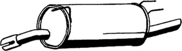 ASMET 05.137 Глушитель выхлопных газов конечный для OPEL (Опель) ASMET 05.137 Глушитель выхлопных газов конечный для OPEL (Опель)