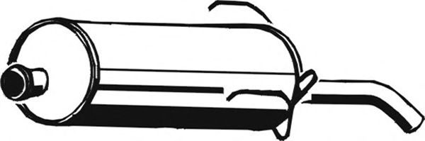 ASMET 08.001 Глушитель выхлопных газов конечный для PEUGEOT 205 II (Пежо 205 2) ASMET 08.001 Глушитель выхлопных газов конечный для PEUGEOT 205 II (Пежо 205 2)