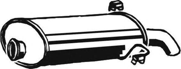 ASMET 08.022 Глушитель выхлопных газов конечный для PEUGEOT (Пежо) ASMET 08.022 Глушитель выхлопных газов конечный для PEUGEOT (Пежо)