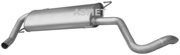 ASMET 09.096 Глушитель выхлопных газов конечный для CITROëN (Cитроëн) ASMET 09.096 Глушитель выхлопных газов конечный для CITROëN (Cитроëн)