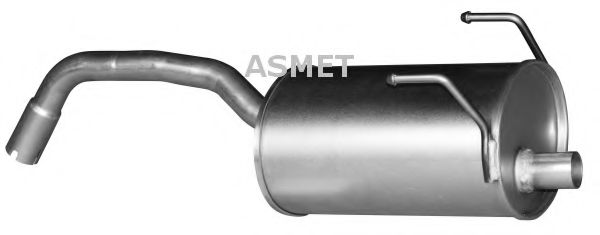 ASMET 16.059 Глушитель выхлопных газов конечный для FIAT 500 (Фиат 500) ASMET 16.059 Глушитель выхлопных газов конечный для FIAT 500 (Фиат 500)