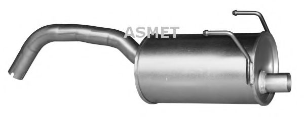 ASMET 16.090 Глушитель выхлопных газов конечный для FIAT 500 C (Фиат 500 c) ASMET 16.090 Глушитель выхлопных газов конечный для FIAT 500 C (Фиат 500 c)
