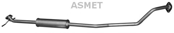 ASMET 05.196 Средний глушитель выхлопных газов для SUZUKI SPLASH (Сузуки Сплаш) ASMET 05.196 Средний глушитель выхлопных газов для SUZUKI SPLASH (Сузуки Сплаш)