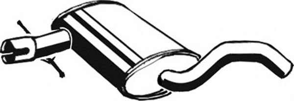 ASMET 03.037 Средний глушитель выхлопных газов для VOLKSWAGEN VENTO (Фольксваген Венто) ASMET 03.037 Средний глушитель выхлопных газов для VOLKSWAGEN VENTO (Фольксваген Венто)