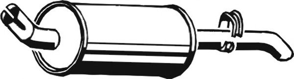 ASMET 05.022 Глушитель выхлопных газов конечный для OPEL (Опель) ASMET 05.022 Глушитель выхлопных газов конечный для OPEL (Опель)