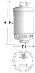 CHAMPION L117/606 Топливный фильтр для AUDI 90 (Ауди 90) CHAMPION L117/606 Топливный фильтр для AUDI 90 (Ауди 90)