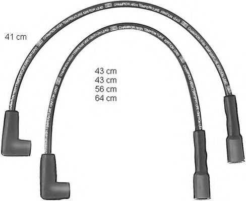 CHAMPION CLS212 Комплект проводов зажигания для OPEL KADETT E COMBO (Опель Кадэтт э комбо) CHAMPION CLS212 Комплект проводов зажигания для OPEL KADETT E COMBO (Опель Кадэтт э комбо)