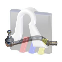 RTS 91-02401-2 Наконечник поперечной рулевой тяги 