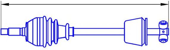SERCORE 12822 Приводной вал для NISSAN PRIMASTAR (Ниссан Примастар) SERCORE 12822 Приводной вал для NISSAN PRIMASTAR (Ниссан Примастар)