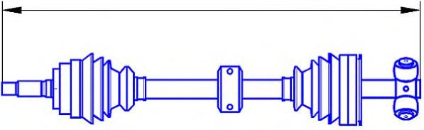 SERCORE 12505 Приводной вал для FIAT ALBEA (Фиат Албэа) SERCORE 12505 Приводной вал для FIAT ALBEA (Фиат Албэа)