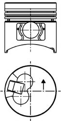KOLBENSCHMIDT 40059600 Поршень для MITSUBISHI COLT/RODEO (Митсубиши/митсубиси Cолт/родэо) KOLBENSCHMIDT 40059600 Поршень для MITSUBISHI COLT/RODEO (Митсубиши/митсубиси Cолт/родэо)