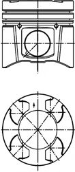 KOLBENSCHMIDT 40271600 Поршень для OPEL MOVANO (Опель Моvано) KOLBENSCHMIDT 40271600 Поршень для OPEL MOVANO (Опель Моvано)