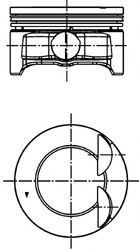 KOLBENSCHMIDT 40273600 Поршень для CITROËN C4 PICASSO I (CитроËн С4 пикассо 1) KOLBENSCHMIDT 40273600 Поршень для CITROËN C4 PICASSO I (CитроËн С4 пикассо 1)