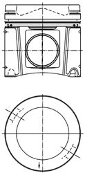 KOLBENSCHMIDT 40448601 Поршень для MERCEDES-BENZ ACTROS (Мэрcэдэс-бэнз Аcтрос) KOLBENSCHMIDT 40448601 Поршень для MERCEDES-BENZ ACTROS (Мэрcэдэс-бэнз Аcтрос)