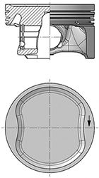 KOLBENSCHMIDT 40571600 Поршень для FIAT 500 C (Фиат 500 c) KOLBENSCHMIDT 40571600 Поршень для FIAT 500 C (Фиат 500 c)