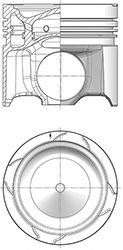 KOLBENSCHMIDT 40893600 Поршень для DAF (Даф) KOLBENSCHMIDT 40893600 Поршень для DAF (Даф)