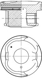 KOLBENSCHMIDT 41011606 Поршень для TOYOTA QUANTUM V (Тойота/тоета Qуантум v) KOLBENSCHMIDT 41011606 Поршень для TOYOTA QUANTUM V (Тойота/тоета Qуантум v)
