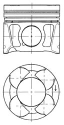 KOLBENSCHMIDT 41070600 Поршень для OPEL CASCADA (Опель Cасcада) KOLBENSCHMIDT 41070600 Поршень для OPEL CASCADA (Опель Cасcада)