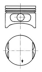 KOLBENSCHMIDT 90028601 Поршень для FORD GRANADA I (Форд Гранада и) KOLBENSCHMIDT 90028601 Поршень для FORD GRANADA I (Форд Гранада и)