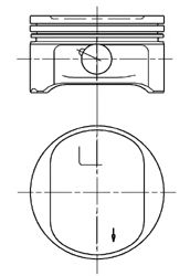 KOLBENSCHMIDT 90352600 Поршень для MERCEDES-BENZ CLK (Мэрcэдэс-бэнз Слк) KOLBENSCHMIDT 90352600 Поршень для MERCEDES-BENZ CLK (Мэрcэдэс-бэнз Слк)