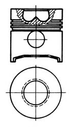 KOLBENSCHMIDT 92628600 Поршень для FIAT 500 (Фиат 500) KOLBENSCHMIDT 92628600 Поршень для FIAT 500 (Фиат 500)