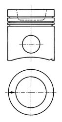KOLBENSCHMIDT 94941600 Поршень для MAN F 2000 (Ман Ф 2000) KOLBENSCHMIDT 94941600 Поршень для MAN F 2000 (Ман Ф 2000)