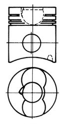 KOLBENSCHMIDT 93274600 Поршень для MAN S (Ман С)