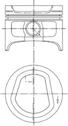 KOLBENSCHMIDT 94553600 Поршень для SKODA FELICIA (Шкода Фелиция) KOLBENSCHMIDT 94553600 Поршень для SKODA FELICIA (Шкода Фелиция)