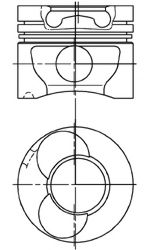 KOLBENSCHMIDT 94823700 Поршень для MERCEDES-BENZ VARIO (Мэрcэдэс-бэнз Vарио) KOLBENSCHMIDT 94823700 Поршень для MERCEDES-BENZ VARIO (Мэрcэдэс-бэнз Vарио)