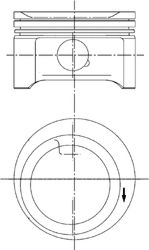 KOLBENSCHMIDT 94895600 Поршень для BMW Z3 (Бмв З3) KOLBENSCHMIDT 94895600 Поршень для BMW Z3 (Бмв З3)