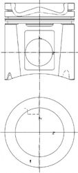 KOLBENSCHMIDT 97411700 Поршень для MERCEDES-BENZ CONECTO (Мэрcэдэс-бэнз Cонэcто) KOLBENSCHMIDT 97411700 Поршень для MERCEDES-BENZ CONECTO (Мэрcэдэс-бэнз Cонэcто)