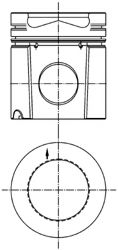 KOLBENSCHMIDT 99436600 Поршень для DAF 75 CF (Даф 75 cф)