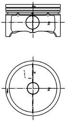 KOLBENSCHMIDT 99457600 Поршень для MAZDA 3 (Мазда 3) KOLBENSCHMIDT 99457600 Поршень для MAZDA 3 (Мазда 3)