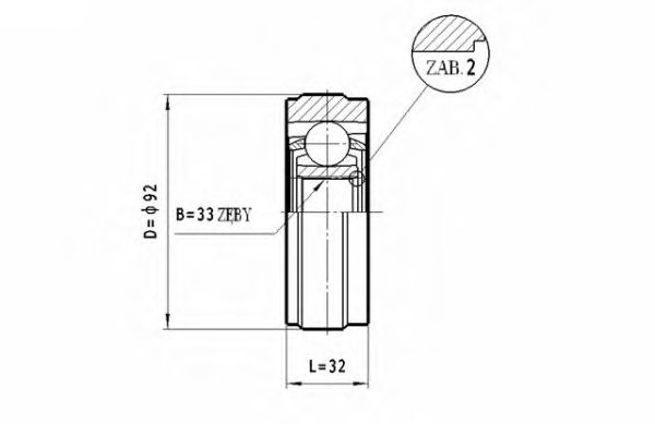 STATIM CW.050 Шарнирный комплект, приводной вал для VOLKSWAGEN JETTA II (Фольксваген Жэтта 2) STATIM CW.050 Шарнирный комплект, приводной вал для VOLKSWAGEN JETTA II (Фольксваген Жэтта 2)