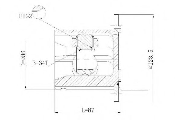 STATIM CW.060 Шарнирный комплект, приводной вал для AUDI (Ауди) STATIM CW.060 Шарнирный комплект, приводной вал для AUDI (Ауди)