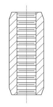 INTERVALVES 8189.100 Направляющая втулка клапана 
