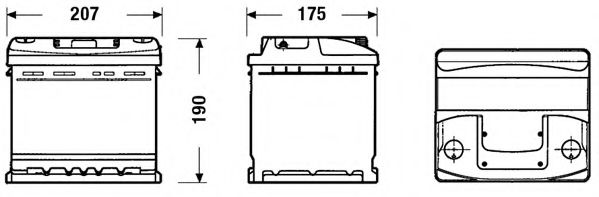 DETA DC440 Стартерная аккумуляторная батарея; Стартерная аккумуляторная батарея для RENAULT ESTAFETTE (Рено Эстафэттэ) DETA DC440 Стартерная аккумуляторная батарея; Стартерная аккумуляторная батарея для RENAULT ESTAFETTE (Рено Эстафэттэ)