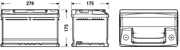 DETA DC652 Стартерная аккумуляторная батарея; Стартерная аккумуляторная батарея для BMW 8 (Бмв 8) DETA DC652 Стартерная аккумуляторная батарея; Стартерная аккумуляторная батарея для BMW 8 (Бмв 8)
