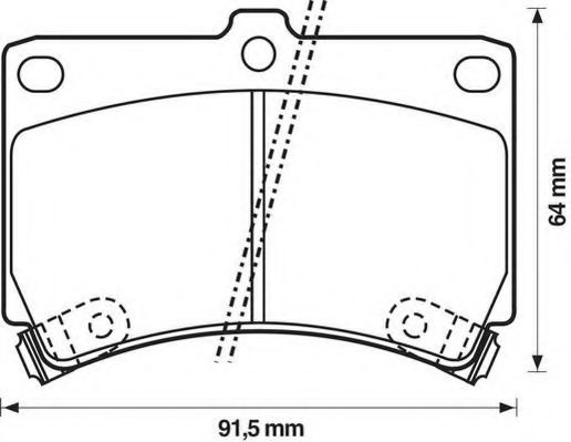 STOP 572145S Тормозные колодки для MAZDA FAMILIA V (Мазда Фамилиа v) STOP 572145S Тормозные колодки для MAZDA FAMILIA V (Мазда Фамилиа v)