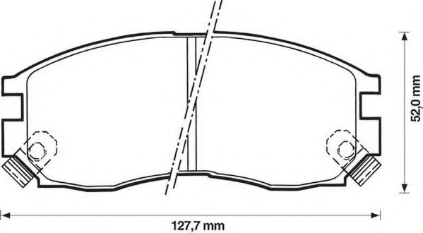 STOP 572381S Тормозные колодки для MITSUBISHI MIRAGE (Митсубиши/митсубиси Мирагэ) STOP 572381S Тормозные колодки для MITSUBISHI MIRAGE (Митсубиши/митсубиси Мирагэ)