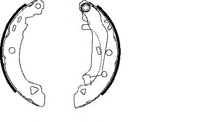 STOP 361052S Тормозные колодоки 