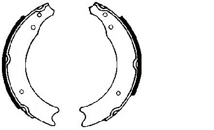 STOP 361068S Тормозные колодоки 