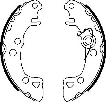STOP 361426S Тормозные колодоки 