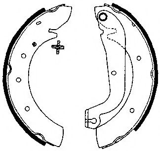 STOP 361430S Тормозные колодоки 