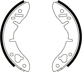 STOP 362263S Тормозные колодоки 