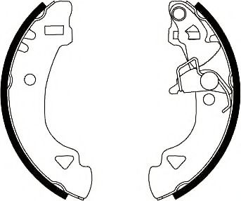 STOP 362313S Тормозные колодоки 