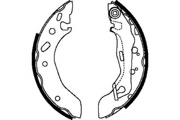 STOP 362386S Тормозные колодоки 